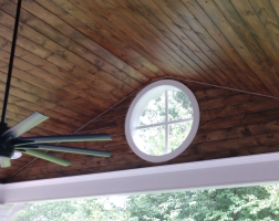 Covered Patio with Big Ass Fan