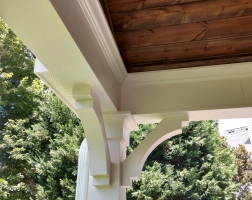 Covered Patio Woodwork