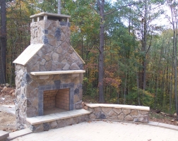 Outdoor Fireplace
