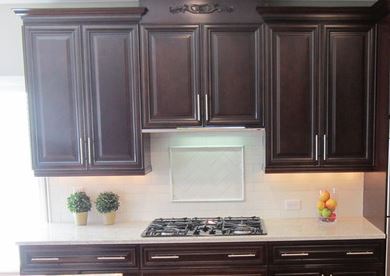 A kitchen remodel done with a subway tile back splash, CContractorMen 30 Industrial Park Road Suite 112 Dawsonville GA 30534