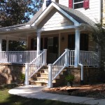 The addition of a front porch can beautify your home just in time for spring.