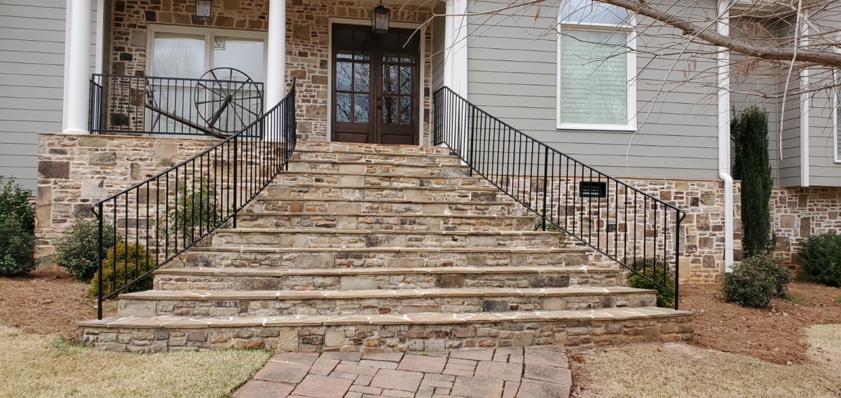 Wrought Iron Railing Install by ContractorMen