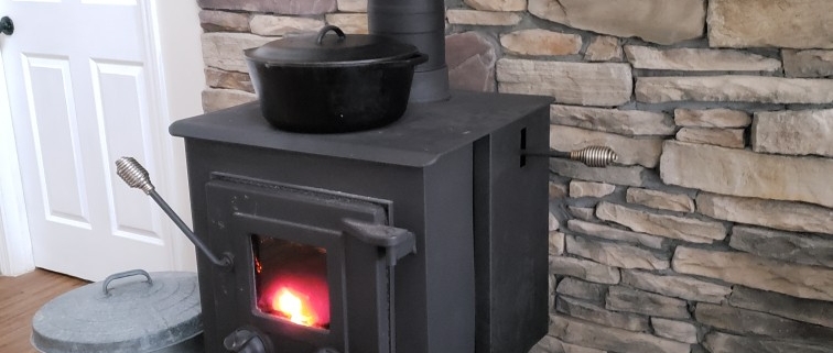 Custom-Remodeling-Project-Wood-Burning-Stove